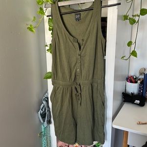 GAP Army green, romper